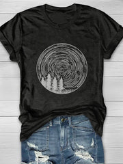 The Annual Rings Of Trees Print Women's T-shirt