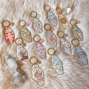 🔮Vintage Illustrated Zodiac Keychain
