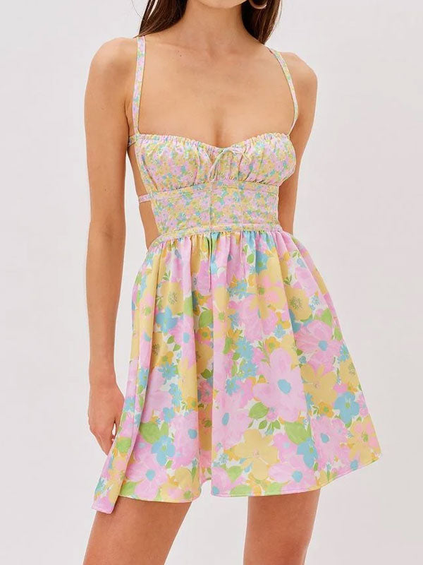 Ruched mini dress