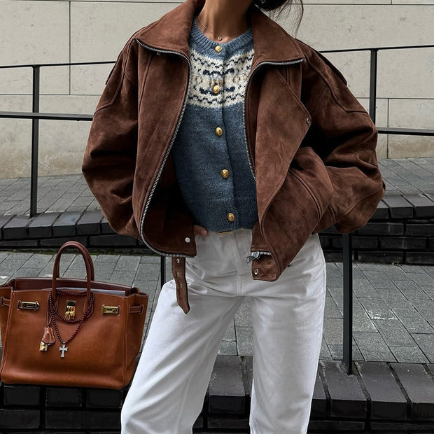 Short Loose Jacket Coat