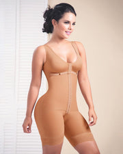 Women Bodysuit Front Closure Adjustable Tummy Control Shapewear Slimming Fajas Lace Body Shaper