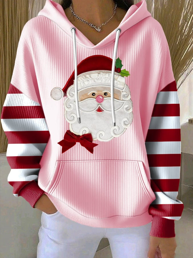 Women's Casual Santa Claus Christmas Hoodie