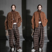 Reversible Suede Wool Coat for Women – Short Plush Jacket, Thick Warm Outerwear, Stylish Fall Winter New Arrival