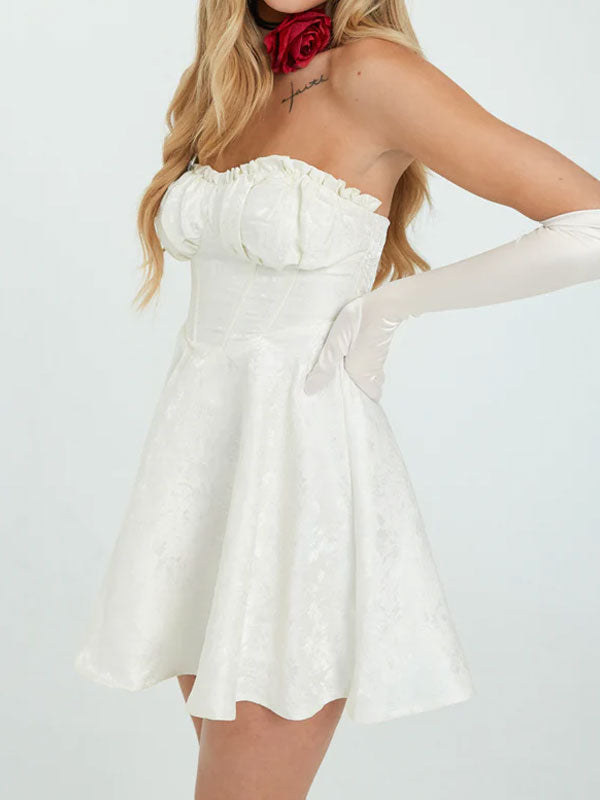 Off shoulder mini dress