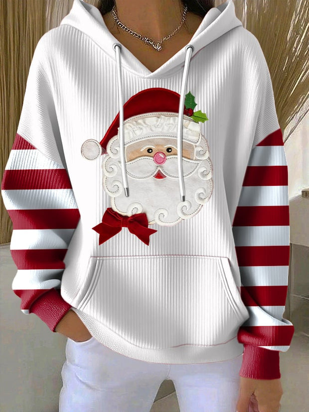 Women's Casual Santa Claus Christmas Hoodie