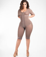 Harmony Hug - Full Body - Colombian Faja Corset with Sleeves - Post-Surgical