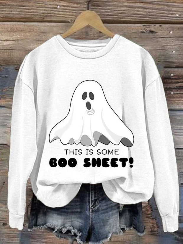 Women's Halloween Printed Sweatshirt