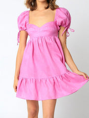 Printing mini dress