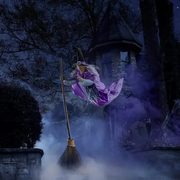 Halloween Flying Witch