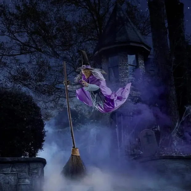 Halloween Flying Witch