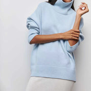 Long-sleeved Pullover Solid Color Sweater