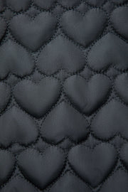 Heart Shaped Quilted Puffer Coat