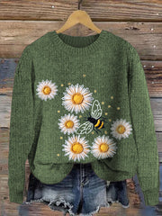 Bee & Daisy Crew Neck Knit Sweater