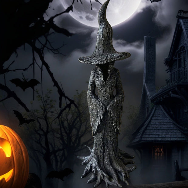 🧙‍♀️💫Hand-Painted Enchanting Witch Statue: The Guardian of Your Home