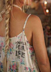 Applique Vianney Slip Dress 1434 in Bed of Roses by MP