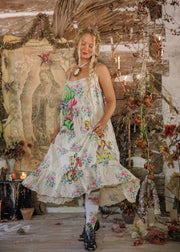 Applique Vianney Slip Dress 1434 in Bed of Roses by MP