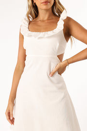 Libbie Mini Dress - White