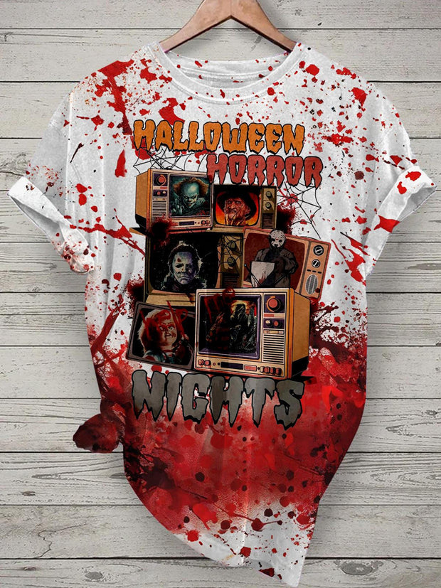 Halloween Horror Nights Crew Neck T-shirt