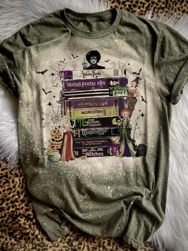 Halloween Films Crew Neck T-shirt