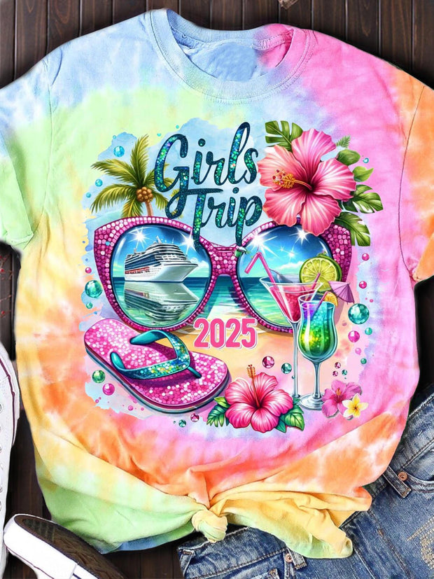 Girls Trip 2025 Crew Neck T-shirt