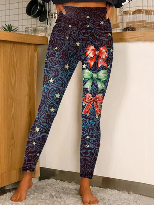 In The Starry Sky Print Leggings