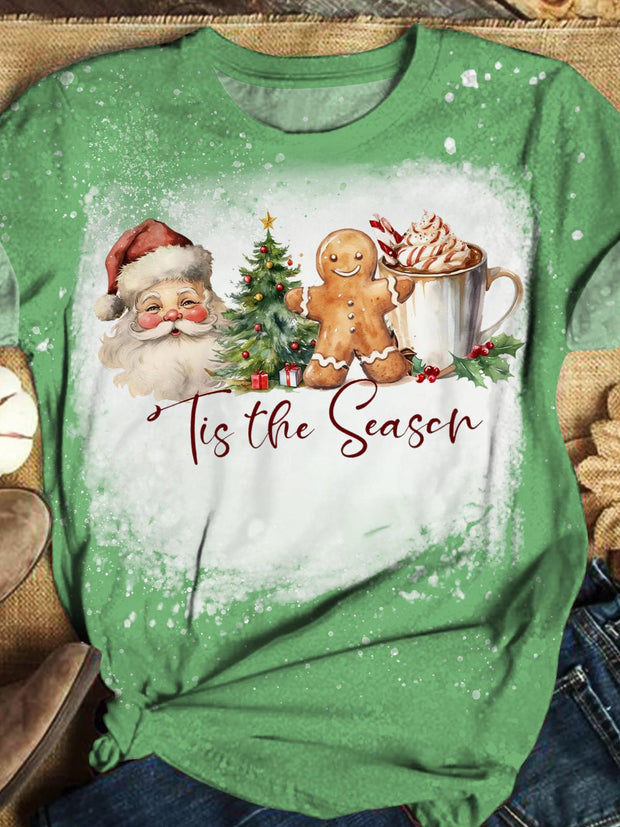 Christmas Tis The Season Crew Neck T-shirt