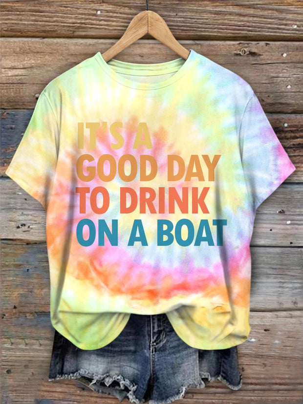 It's A Good Day To Drink On A Boat Vacation Cruise Shirt