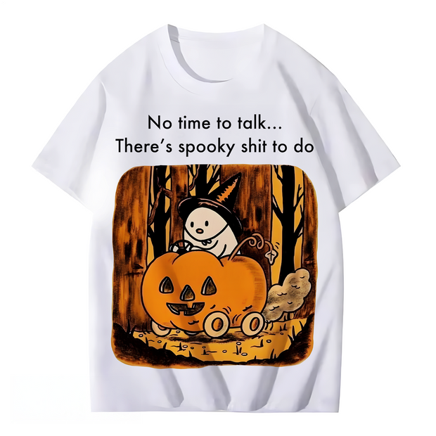No Time To Talk There's Spoony Shit To Do Crew Neck T-shirt