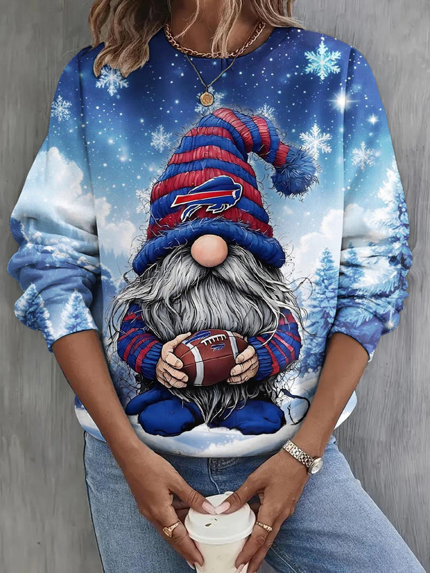 Buffalo Bills Long Sleeve Casual Top