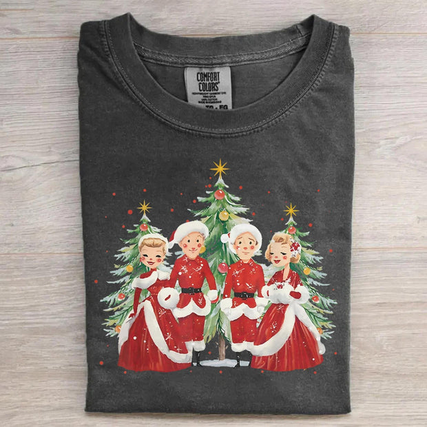 White Christmas Movie Retro T-shirt