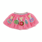 Pink Ornament Sequin Tutu Skirt(Toddler 3T-5T)