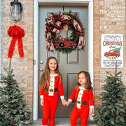 Red Truck Buffalo Plaid Christmas Wreath