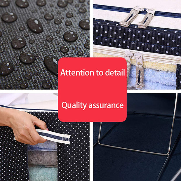 (🎁EARLY CHRISTMAS PROMOTION)HahomeeTM Oxford Cloth Steel Frame Storage Box