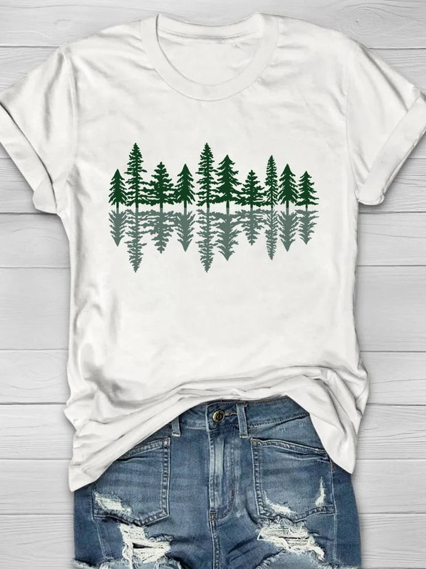 Nature Forest Print Women's T-shirt