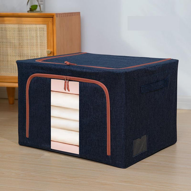 (🎁EARLY CHRISTMAS PROMOTION)HahomeeTM Oxford Cloth Steel Frame Storage Box