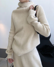 Original Design Irregularity Woolleen Sweater