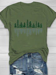 Nature Forest Print Women's T-shirt