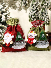 Christmas Santa Tree Gift Bag