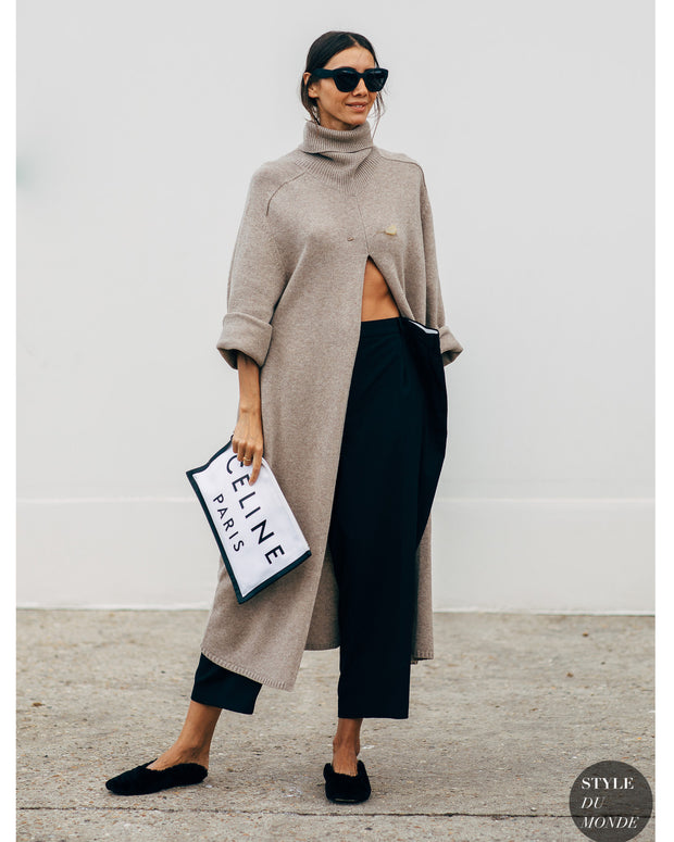 Casual Split Long Sweater