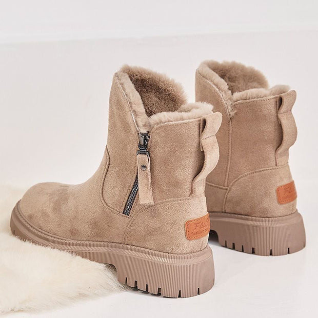 Women Winter New Plus Velvet Woman Shoes Warm Boots Thick Cotton Shoes