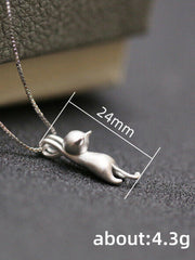 Cute Kitten Pendant Necklace