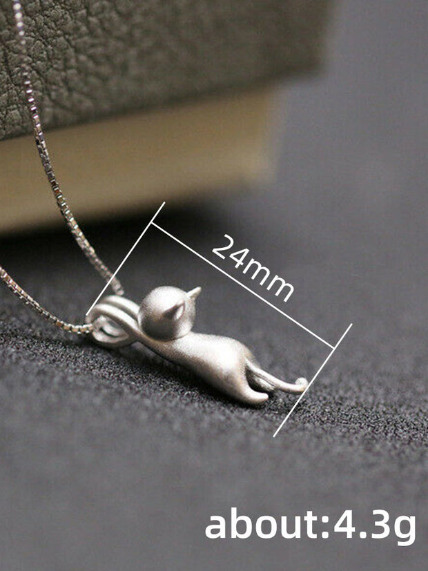 Cute Kitten Pendant Necklace