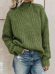 Casual Half High Neck Sweater