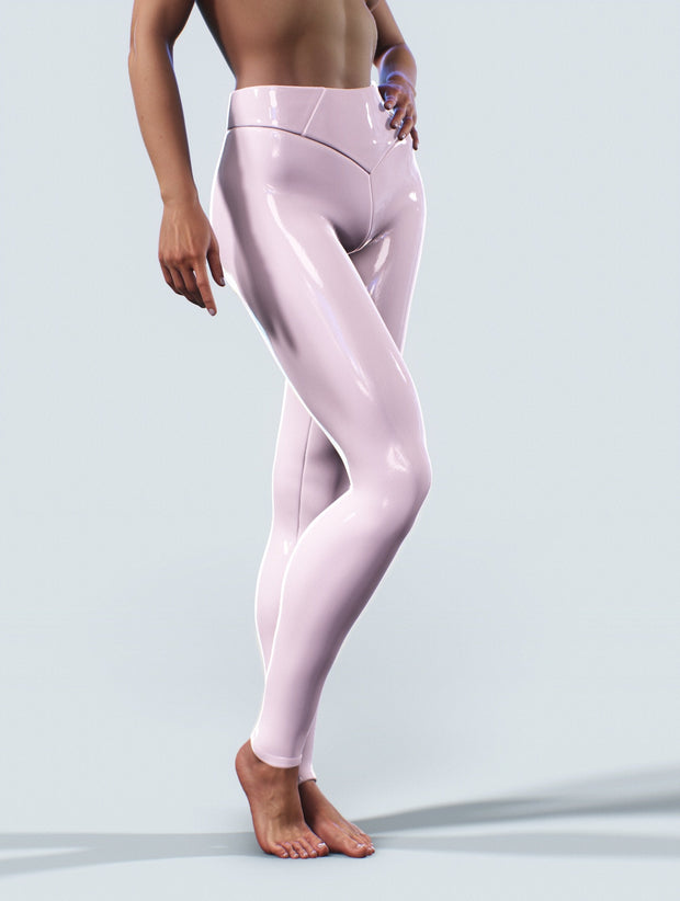 Luster Shiny Elasticity Printing Sports Yoga Leggings Pants