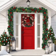 Red Truck Buffalo Plaid Christmas Wreath