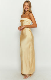 Maiah Yellow Maxi Dress