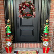 Red Truck Buffalo Plaid Christmas Wreath