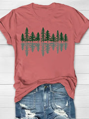 Nature Forest Print Women's T-shirt