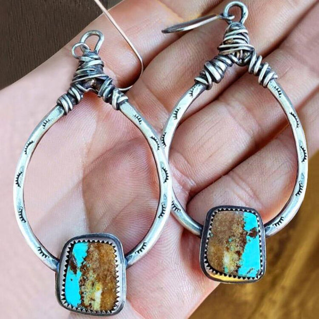 Boho Turquoise Earrings