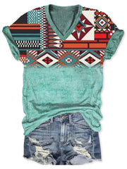 Cowboy Western Aztec Women's T-Shirt